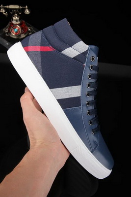 Burberry High-Top Fashion Men Shoes--016